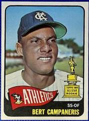 Bert Campaneris #266 Baseball Cards 1965 Topps Prices