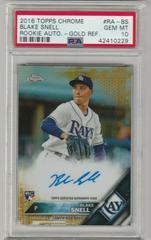Blake Snell [Gold Refractor] #RA-BS Baseball Cards 2016 Topps Chrome Rookie Autographs Prices
