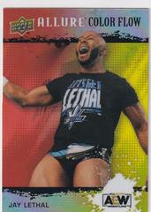 Jay Lethal [Orange Yellow] #R-16 Wrestling Cards 2022 Upper Deck Allure AEW Color Flow Prices