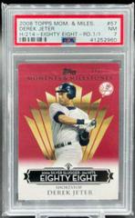 Derek Jeter #57 Baseball Cards 2008 Topps Moments & Milestones Prices