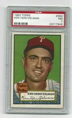 Ken Heintzelman #362 Baseball Cards 1952 Topps Prices
