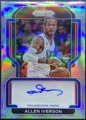 Allen Iverson [Silver Prizm] Basketball Cards 2021 Panini Prizm Signatures Prices