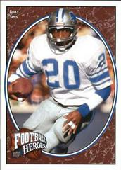 Billy Sims #206 Football Cards 2008 Upper Deck Heroes Prices