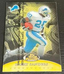 Barry Sanders [Gold w/ Coating] Football Cards 1999 Topps Finest Team Prices