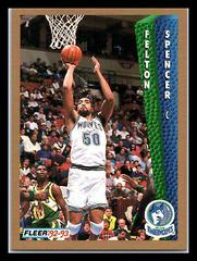 Felton Spencer #138 Basketball Cards 1992 Fleer Prices