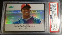 Vladimir Guerrero [Refractor] #RFMVG Baseball Cards 2007 Finest Rookie Moments Prices