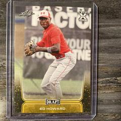 Ed Howard [Gold] #39 Baseball Cards 2020 Leaf Draft Prices
