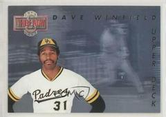 Dave Winfield #TN9 Baseball Cards 1993 Upper Deck Then & Now Prices