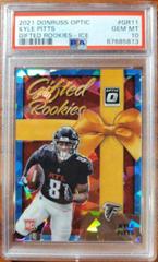 Kyle Pitts [Ice] #GR-11 Football Cards 2021 Panini Donruss Optic Gifted Rookies Prices