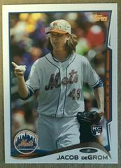 Jacob DeGrom [Pointing] Baseball Cards 2014 Topps Update Prices