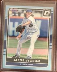Jacob deGrom [Green] Baseball Cards 2016 Panini Donruss Optic Prices