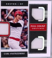 Carl Yastrzemski [Silver] #FCS-CY Baseball Cards 2022 Panini Three and Two Full Count Swatches Prices