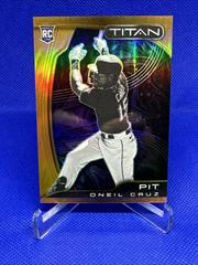 Oneil Cruz [Neon Orange] #3 Baseball Cards 2022 Panini Chronicles Titan Prices