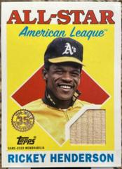 Rickey Henderson #88ASR-RH Baseball Cards 2023 Topps 1988 All Star Relics Prices