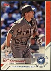 Paul Goldschmidt [Red] Baseball Cards 2017 Topps Jackie Robinson Day Prices