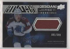 Alex Newhook Hockey Cards 2021 SPx UD Black Obsidian Rookie Jersey Prices