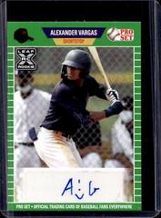 Alexander Vargas #PS-AV1 Baseball Cards 2021 Pro Set Autographs Prices