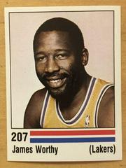 James Worthy #207 Basketball Cards 1988 Panini Spanish Sticker Prices