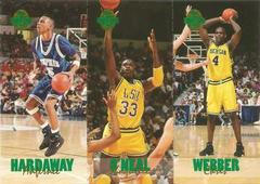 Anfernee Hardaway / Shaquille O'Neal / Chris Webber #TC1 / 6 / 11 Basketball Cards 1993 Classic 4 Sport Tri cards Prices