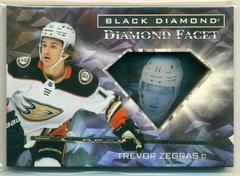 Trevor Zegras #DF-TZ Hockey Cards 2022 Upper Deck Black Diamond Facet Prices
