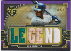 Ken Griffey Jr. [Amethyst] #RL-KG Baseball Cards 2022 Topps Triple Threads Relics Legends Prices