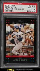Derek Jeter #UH218 Baseball Cards 2007 Topps Update & Highlights Prices
