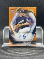 Corbin Burnes [Orange Wave Refractor] Baseball Cards 2019 Topps Finest Firsts Autographs Prices