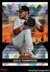 Zack Thompson [Atomic] #AFLS-30 Baseball Cards 2022 Bowman Chrome 2021 AFL Fall Stars Prices