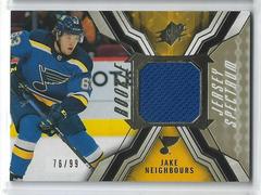 Jake Neighbours [Gold Spectrum] Hockey Cards 2021 SPx Rookie Jersey Prices