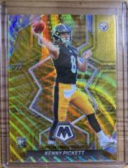 Kenny Pickett [Gold Wave] #301 Football Cards 2022 Panini Mosaic Prices