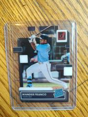 Wander Franco [Red] #53 Baseball Cards 2022 Panini Chronicles Clearly Donruss Prices
