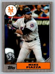 Mike Piazza [Black] #87TB-41 Baseball Cards 2022 Topps 1987 Series 2 Prices