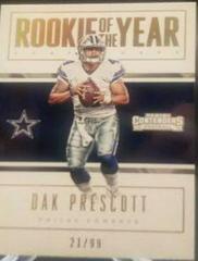 Dak Prescott [Holo] Football Cards 2016 Panini Contenders Rookie of the Year Prices