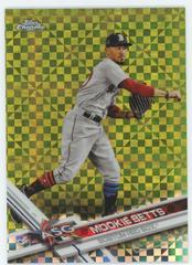 Mookie Betts [Xfractor] Baseball Cards 2017 Topps Chrome Update Prices