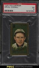 Orval Overall Baseball Cards 1911 T205 Gold Border Prices