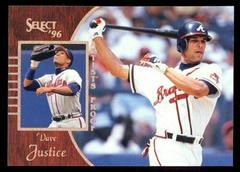 Dave Justice #53 Baseball Cards 1996 Select Prices