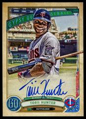 Torii Hunter [Bazooka Back] #GQA-TH Baseball Cards 2019 Topps Gypsy Queen Autographs Prices