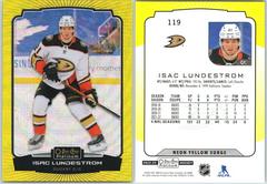 Isac Lundestrom [Yellow Surge] #119 Hockey Cards 2022 O-Pee-Chee Platinum Prices