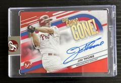 Jim Thome [Red] #GA-JT Baseball Cards 2023 Topps Pristine Going Gone Autographs Prices