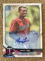 Royce Lewis [Orange Refractor] Baseball Cards 2018 Bowman Chrome Prospects Autographs Prices