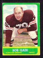 Bob Gain #23 Football Cards 1963 Topps Prices
