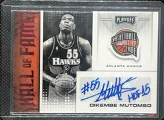 Dikembe Mutombo [Red] #HOF-DKM Basketball Cards 2020 Panini Chronicles Hall of Fame Autographs Prices