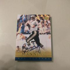Archie Manning [Gold] Football Cards 2000 Upper Deck Legends Autographs Prices