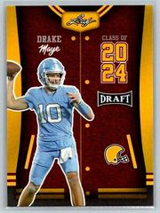 Drake Maye [Gold] #79 Football Cards 2023 Leaf Draft Prices