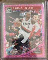 Damian Lillard [Fast Break Pink] Basketball Cards 2018 Panini Donruss Optic Prices