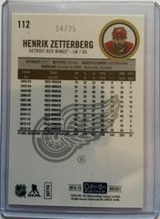 Henrik Zetterberg [Black Ice] #112 Hockey Cards 2014 O-Pee-Chee Platinum Prices