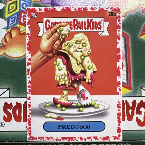 Fred Food [Red] #20b Prices | Garbage Pail Kids at Play | GPK Cards