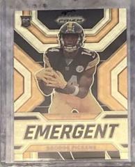 George Pickens [Gold Vinyl] #E-17 Football Cards 2022 Panini Prizm Emergent Prices