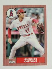 Shohei Ohtani [Red] Baseball Cards 2022 Topps Mini 1987 Prices
