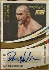Dan Henderson [Gold] Ufc Cards 2021 Panini Immaculate UFC Heralded Signatures Prices